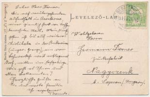 1915 Beszterce, Bistritz, Bistrita; Szász lakodalmi csoport. Bartha Mária kiadása / Transylvanian Sa...