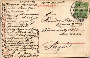 1912 Érmihályfalva, Valea lui Mihai; Fő tér. W.L. Bp. N. 5989. / main square (EK)