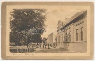 1922 Marosújvár, Uioara, Ocna Mures; Király utca. Wagner L. kiadása / street view (EB)