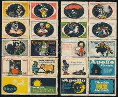 2 db reklámbélyeg tizestömb 20 klf bélyeg