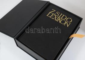 Zsidó lexikon. Számozott (14./50) példány. 2017, Kner - Láng. Kiadói kecskebőr-kötésben, kiadói tokb...