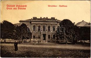 1911 Dobsina, Dobschau; Városháza. W. L. Bp. 5983. / town hall (EB)
