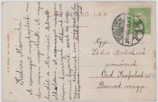 1915 Pöstyén, Pistyan, Piestany; Park sor / villas (EB)