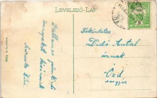 1914 Orsova, M. kir. hajózási hatóság. M.G. kiadása / shipping company + "ORSOVA - TEMESVÁR 75....