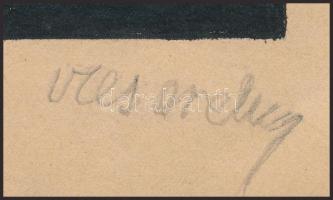 Vasarely jelzéssel: Geometrikus kompozíció. Vegyes technika, papír. 25x16 cm