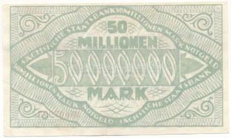Németország / Weimari Köztársaság / Drezda 1923. 50.000.000M T:F szép papír
Germany / Weimar Republ...