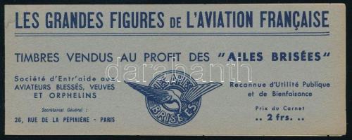 A francia repülés nagyjai 10 db-os levélzáró szett borítóval