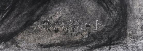 Ruzicskay jelzéssel: Anya gyermekével. Vegyes technika, papír. 42x29,5 cm