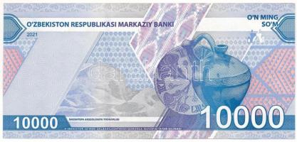 Üzbegisztán 2021. 10.000S "BB 0985940" T:F, szép papír
Uzbekistan 2021. 10.000 So'm ...