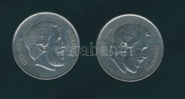 1947. 5Ft Ag "Kossuth" (2x) T:2 ph.