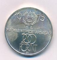 1975. 200Ft Ag "Felszabadulás" kapszulában T:BU patina Adamo EM46