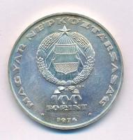 1974. 100Ft Ag "25 éves a KGST" kapszulában T:UNC patina Adamo EM43