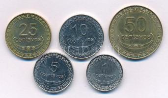 Kelet-Timor 2004. 1c-50c (5xklf) T:AU,XF
Timor Leste 2004. 1 Centavo - 50 Centavos (5xdiff) C:AU,XF