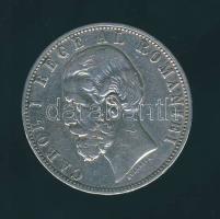 Románia 1883B 5L Ag I.Károly T:3 ph.