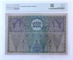 Ausztria 1918. 10.000K "1246 73406", "DEUTSCHÖSTERREICH" felülbélyegzéssel, ered...