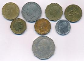 Tanzánia 1966-1996. 5s-100Sh (8xklf) T:AU-VF Tanzania 1966-1996. 5 Senti - 100 Shilingi (8xdiff) C:AU-VF