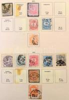 1874-1945 Gyengécske magyar gyűjtemény előnyomott Turul albumban