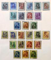 1874-1945 Gyengécske magyar gyűjtemény előnyomott Turul albumban