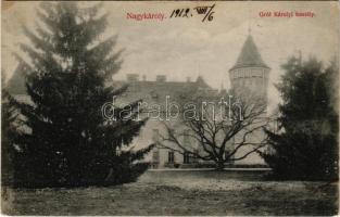 Nagykároly, Carei; Gróf Károlyi kastély. Sámuel Sándor kiadása / castle (Rb)