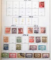 1916-1972 Gyenge magyar gyűjtemény részben többletpéldányokkal, saját készítésű albumban, KABE borítóval