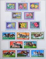 1916-1972 Gyenge magyar gyűjtemény részben többletpéldányokkal, saját készítésű albumban, KABE borít...