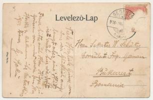 1908 Segesvár, Schässburg, Sighisoara; Kórház utca. Nagy kiadása / Spitalgasse / Hospital Street (Rb...