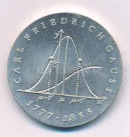 Német Demokratikus Köztársaság 1977. 20M Ag "Carl Friedrich Gauss" T:AU patina German Democratic Republic 1977. 20 Mark Ag "Carl Friedrich Gauss" C:AU patina Krause KM#66