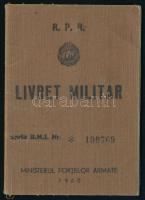 1964 Román katonakönyv / Romanian military id book