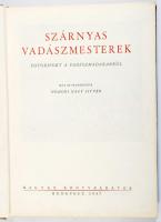 Homoki Nagy István: Szárnyas vadászmesterek. Fotóriport a vadászmadarakról. Írta és fényképezte - -. Bp.,1947., Országos Természettudományi Múzeum - Egyetemi Nyomda, 1 (címkép) t. + 61+3 p.+ 65 (egy színes, 64 kétoldalas) t. Egyetlen kiadás. A jogász végzettségű természetjáró és amatőr fotós Homoki Nagy István (1914-1979) karrierje 1945-ben fordult végleg a természetfilmezés felé, kötetében az 1947-ben készült, Szárnyas vadászmesterek című természetfilmjének emlékeiből és képanyagából szemezget, a képek közt értékes werkfotó-anyaggal. A szövegközti vadász életképeket Benyovszky István készítette. Kiadói félvászon kötésben, kopott, foltos borítóval.