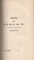 [Arout, François-Marie] Voltaire: Kandide. Mit fünf Heliogravüren nach Kupfern von Chodowiecki. [2 T...
