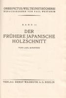 Einstein, Carl: 
Der frühere japanische Holzschnitt.
Berlin, [1923]. Verlag Ernst Wasmuth Ag. 24 p...
