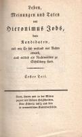 Kortum, Carl Arnold: 
Die Jobsiade. Ein komisches Heldengesicht in trei Teilen.
[Lipcse] Leipzig, ...