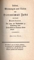 Kortum, Carl Arnold: 
Die Jobsiade. Ein komisches Heldengesicht in trei Teilen.
[Lipcse] Leipzig, ...