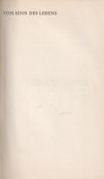 Wilhelm, Richard: 
Chinesische Lebensweisheit.
Darmstadt, 1922. Otto Reichls Verlag (Spamerschen B...