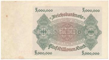 Német Birodalom / Weimari Köztársaság / Berlin 1923. 5.000.000M T:AU fo.
German Empire / Weimar Rep...