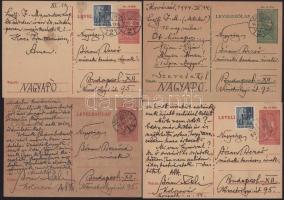 1942-1944 Kolozsvár, Józan Miklós (1869-1946) erdélyi magyar unitárius püspök 28 db saját kezűleg me...