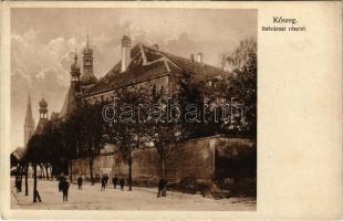 1929 Kőszeg, Belvárosi részlet. Róth Jenő kiadása (EK)