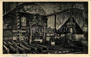 Késmárk, Kezmarok; Vnútro ev. drev. kostola / Inneres der ev. Holzkirche / Evangélikus fatemplom, belső. Emil Schmidt / Lutheran wooden church, interior (EK)