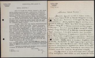 1941-1943 Szombathely, vitéz Donászy-Kulhay Károly, a Szombathelyi Takarékpénztár Rt. cégvezetőjének...