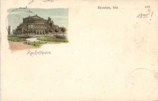 1895 Dresden theatre litho