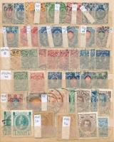 Oroszország 1875-1923 Kb. 89 db bélyeg kétoldalas kis berakólapon (Mi EUR ~250.-)
