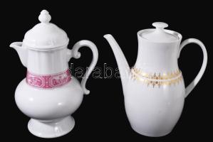 5 darab klf porcelán teás kanna, érdekes darabokkal, jelzett, hibátlan, m: 25 cm alatt