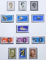 1961-1964 Hiányos magyar gyűjteményrész sorokkal, előnyomott SAFE albumban