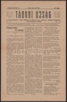 1915 Przemysl, Tábori Ujság 107. szám, 1915. febr. 12., benne ,,Przemysl multja és ostromai", ,,Orosz zavargások" és egyéb hírek, 2 p.