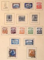 2 db előnyomott Letra album, egyikben gyenge gyűjtemény kezdemény a Krajcárosoktól az 1930-as évekig a másik szinte üres