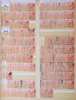 Sok példányos Épületek tétel vízjelváltozatok szerint rendezve, 17 lapos KABE berakóban