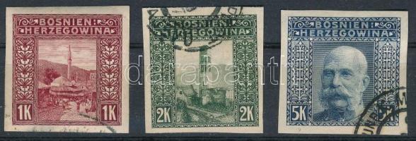 1906 1K, 2K és 5K vágott záróértékek