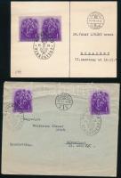 1938 18 db felvidéki város VISSZATÉRT bélyegzések