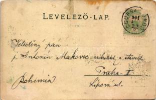 1901 Tátra, Magas-Tátra, Vysoké Tatry; Bad Csorba am See / Csorba-tói fogaskerekű vasút / Strbské pl...