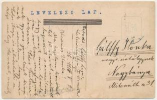 1917 Selmecbánya, Schemnitz, Banská Stiavnica; ház / house. photo (felületi sérülés / surface damage...